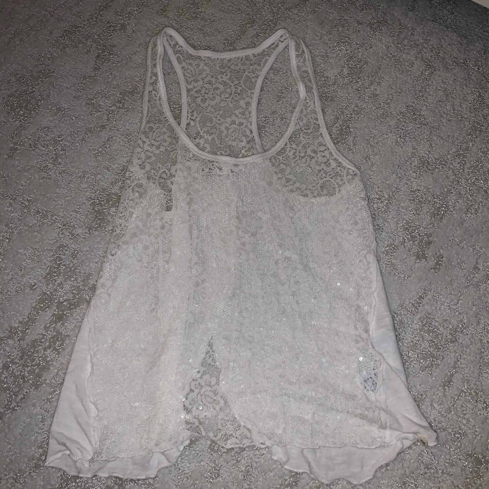 Sparkly Lace Tank Top KIDS SIZE